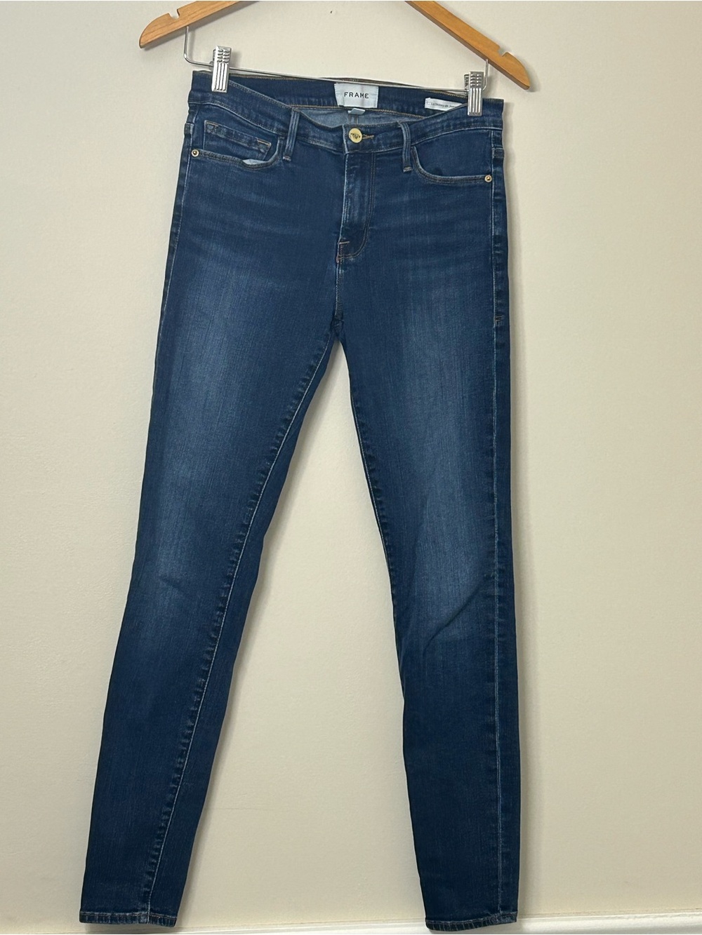 Frame Le Skinny de Jeanne in Wellington Wash Size 27 Skinny Jeans LSJ132